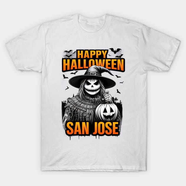 San Jose Halloween T-Shirt by Americansports